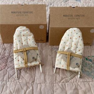 Bundle of 2 Maileg Micro Babysitter Chairs